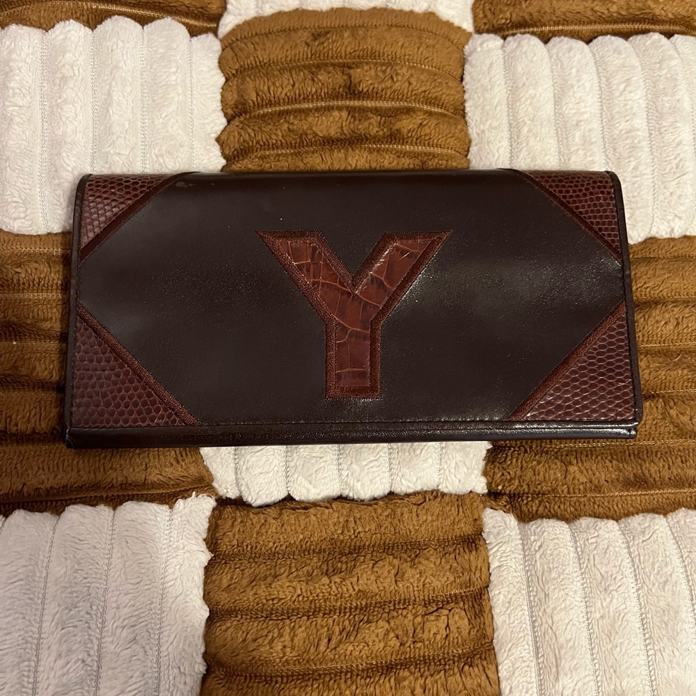 Yves Saint Laurent Vintage Brown Wallet VGUC!